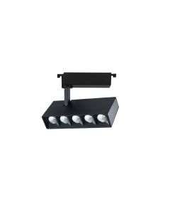 InLight Σποτ 20W μονοφασικής ράγας σε μαύρο χρώμα T1-05800-Black